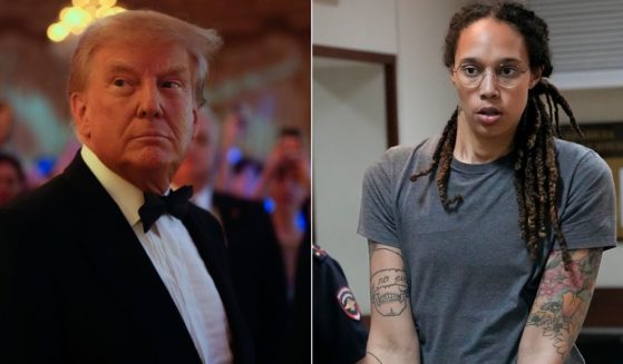 President Donald Trump, left, secured the release of several Americans from other countries, but he said he would never have traded the "Merchant of Death" for WNBA player Brittney Griner, right.