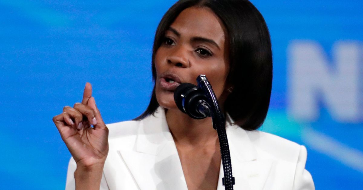 Candace Owens speaks at the National Rifle Association Institute for Legislative Action Leadership Forum in Indianapolis in 2019.