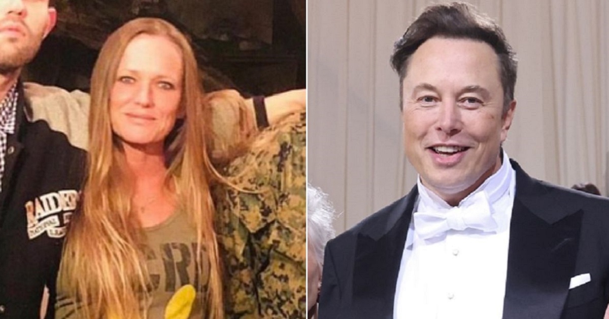 Gold Star mother Shana Chappell, left; Twitter owner Elon Musk, right.
