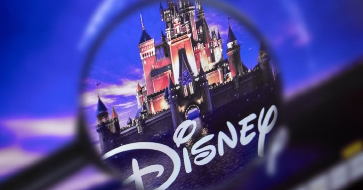 The Disney logo is seen in this stock image.