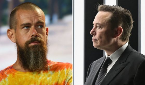 The new owner of Twitter Elon Musk, right, has been releasing information known as the "Twitter Files." Jack Dorsey, left, is a co-founder of Twitter and a previous CEO of the company.