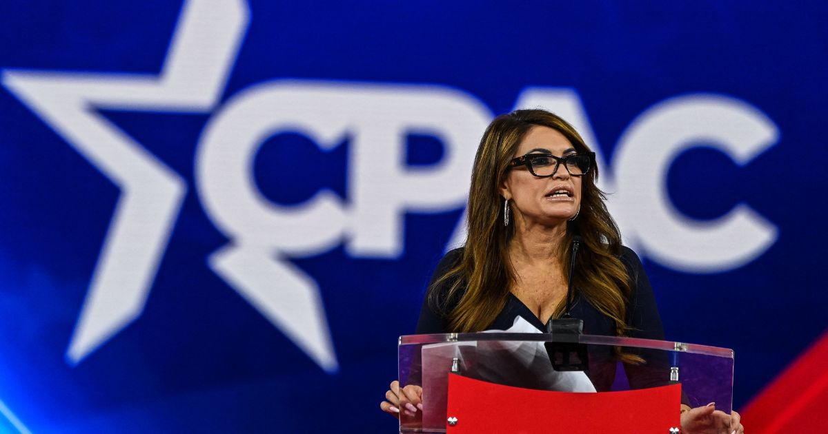 Former Advisor to former President Donald Trump Kimberly Guilfoyle speaks at the Conservative Political Action Conference 2022 (CPAC) in Orlando on Feb. 24.
