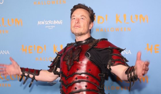 Elon Musk attends Heidi Klum's 2022 Hallowe'en Party at Sake No Hana at Moxy LES on October 31, 2022 in New York City.