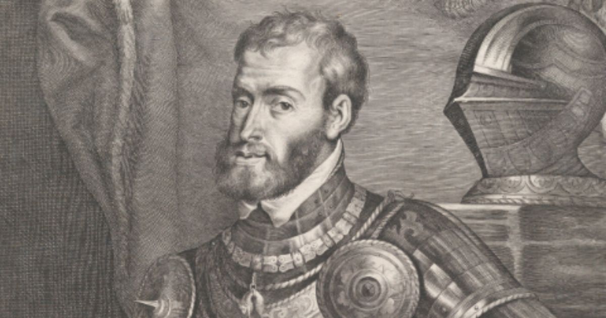The above image is of Charles V.