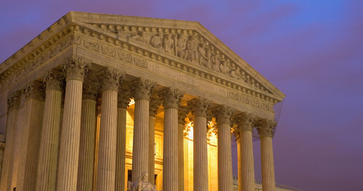 The above stock image is of the Supreme Court.