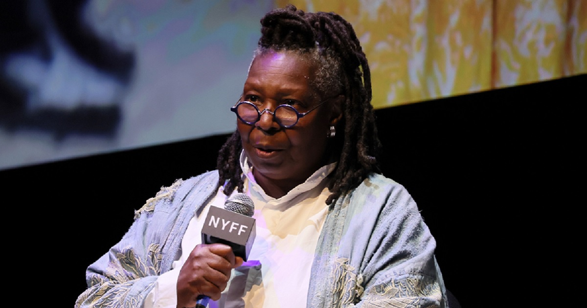 Whoopi Goldberg speaks onstage at an Oct. 1 question-and-answer session about the new movie "Till" the 60th New York Film Festival at Alice Tully Hall, Lincoln Center, New York City.