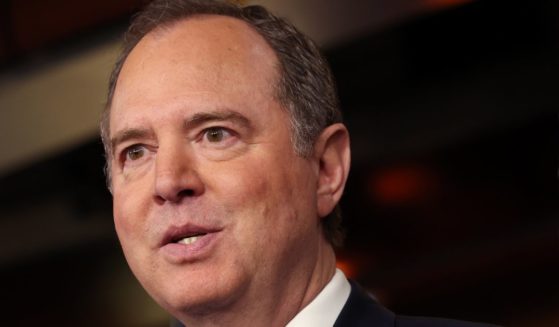 Democratic Rep. Adam Schiff speaks during a news conference in the Capitol Building in Washington, D.C., on Wednesday.