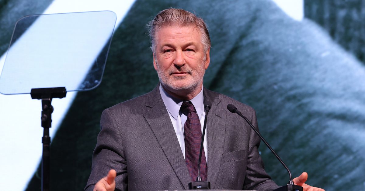 Alec Baldwin speaks onstage at the 2022 Robert F. Kennedy Human Rights Ripple of Hope Gala on Dec. 6, 2022, in New York City.