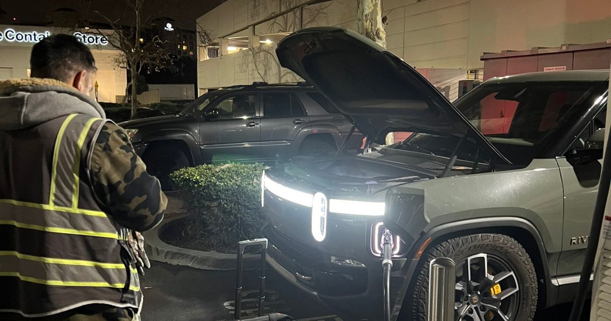 A Twitter user named Anson shared about his troubles charging his Rivian R1T EV.