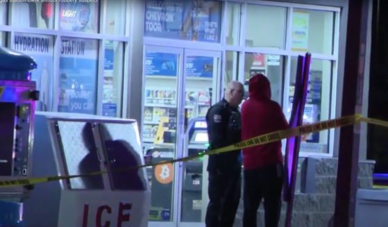 When the suspect turned his head, the clerk pulled out his own gun and shot him, according to news reports.