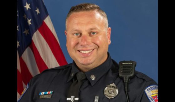 Officer Christopher A. Davis of the Stoughton Police Department in Massachusetts died Saturday. He was 42.