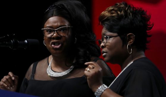 Lynette Hardaway and Rochelle Richardson, also known as Diamond and Silk, speak at the NRA-ILA Leadership Forum during the National Rifle Association's annual meeting and exhibits at the Kay Bailey Hutchison Convention Center in Dallas on May 4, 2018.