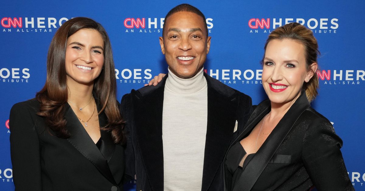 Don Lemon, center, poses with Kaitlan Collins, left, and Poppy Harlow -- whom he reportedly views as his "backup dancers" -- at the16th annual "CNN Heroes: An All-Star Tribute" event at the American Museum of Natural History in New York on Dec. 11.