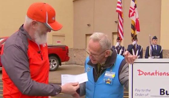 It took only days for generous donors to pitch in over $100,000 to a fundraiser created by Rory McCarty, left, so 82-year-old Butch Marion could quit his job at Walmart.