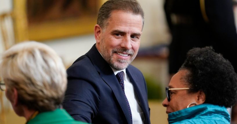 Hunter Biden arrives in the East Room at the White House in Washington, D.C., on July 7, 2022.