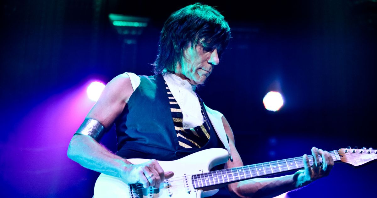 Guitar legend Jeff Beck performs on stage at the Royal Albert Hall in London on Oct. 26, 2010.