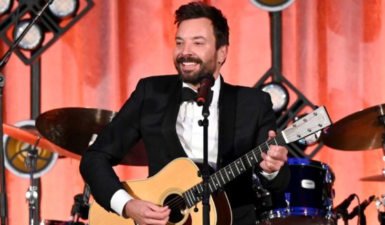 "The Tonight Show" host Jimmy Fallon performs onstage at the American Museum of Natural History's 2022 Museum Gala in New York City, on Dec. 1.
