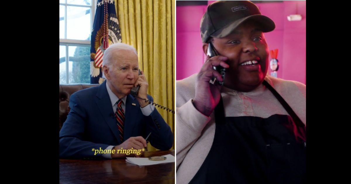 President Joe Biden shared a video on Wednesday that showed him ordering a cheeseburger over the phone. He didn't get the response he was probably hoping for.