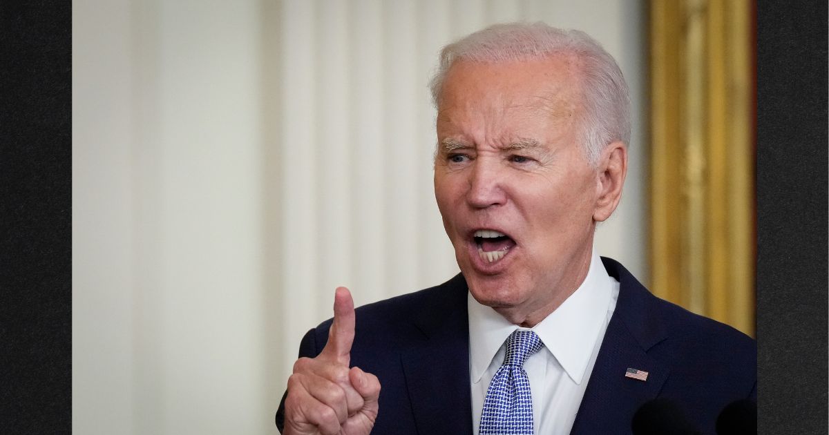 President Joe Biden delivers remarks before awarding Presidential Citizens Medals Friday. Biden stretched the truth considerably in attributing police officer deaths to the so-called "Capitol insurrection" on Jan. 6, 2021.