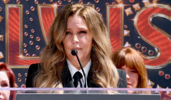 Lisa Marie Presley attends the the Handprint Ceremony honoring Priscilla Presley at TCL Chinese Theatre in Hollywood, California, on June 21, 2022.