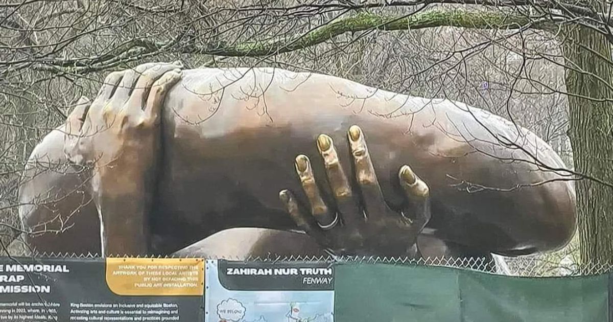 Boston has unveiled a new sculpture meant to honor Martin Luther King Jr.