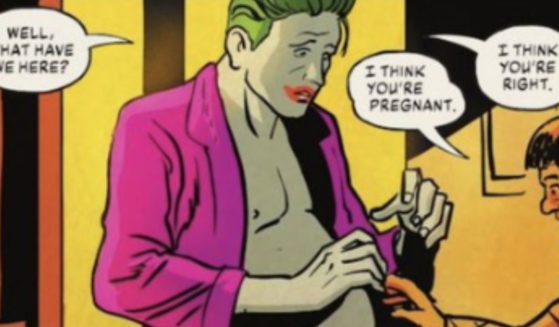 A new comic book now depicts the infamous Batman villain, the Joker, as a pregnant male, perpetuating the lie that men can be pregnant.