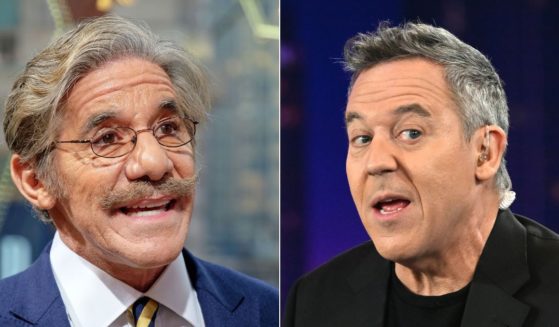 Geraldo Rivera, left, was asked a question concerning AR-15s by Greg Gutfeld, right, during Fox News' "The Five" on Wednesday. Rivera was unable to answer the question correctly.