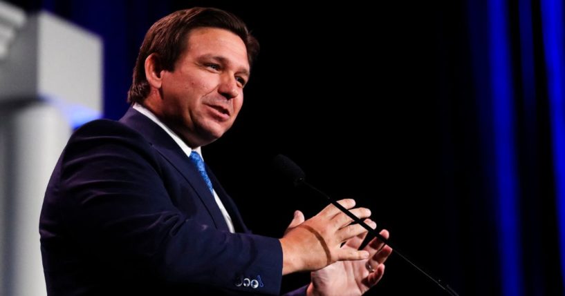 Florida Gov. Ron DeSantis speaks in Las Vegas on Nov. 19, 2022.