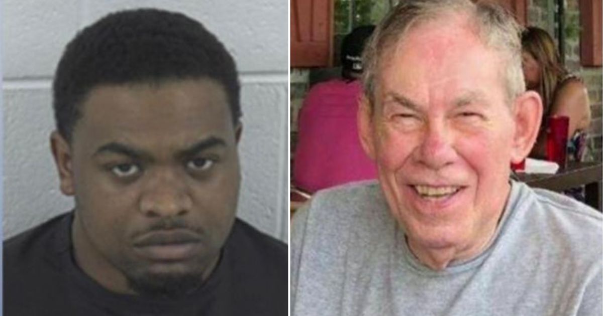 Terry McMillian Jr., left, was arrested on Tuesday in connection with the death of 82-year-old Gary Rasor.