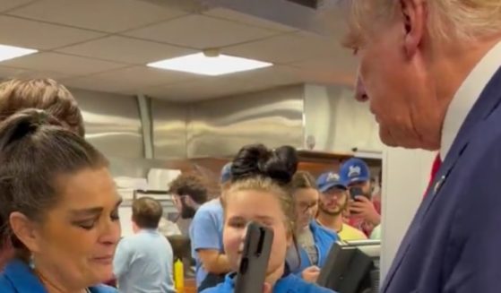 On Saturday, while visiting a local burger restaurant in South Carolina, a worker asked to pray with former President Donald Trump.