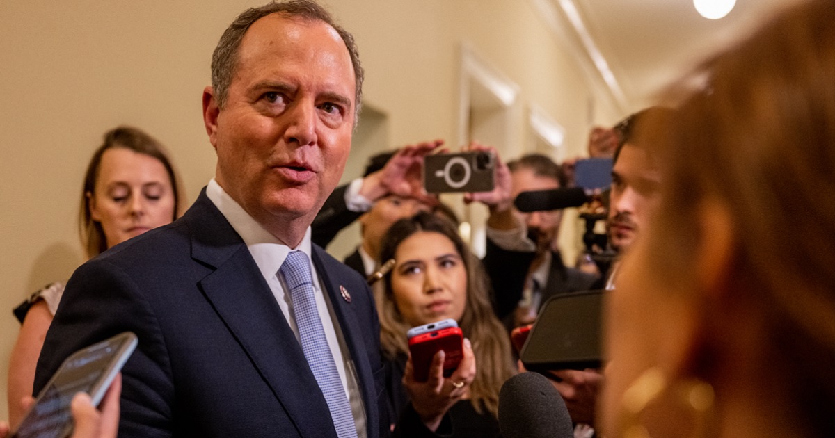 U.S. Rep. Adam Schiff is pictured in a file photo after a June hearing of the House committee investigating the Capitol incursion of Jan. 6, 2021.