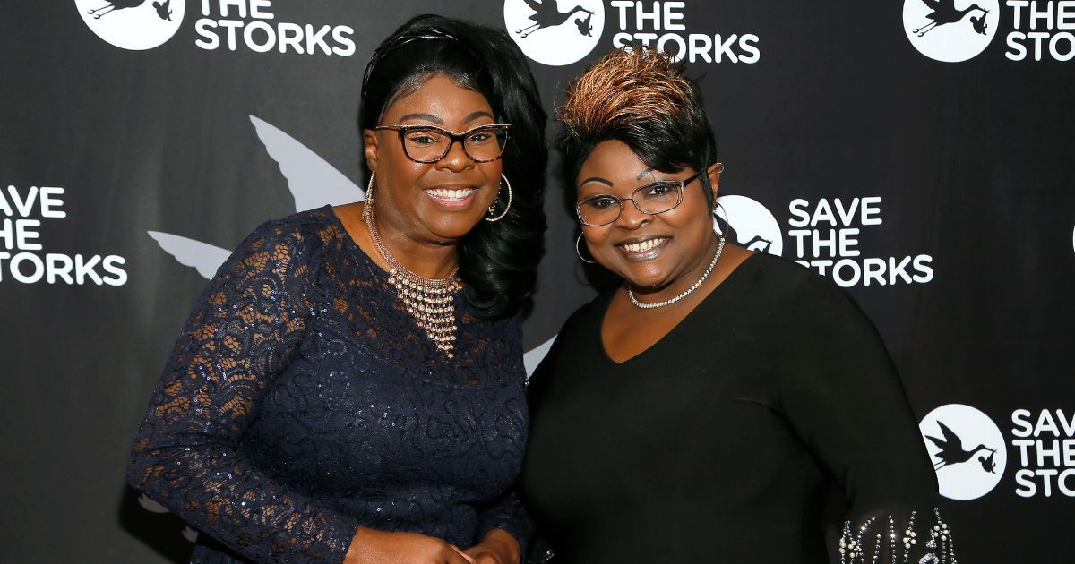 Diamond, left, and Silk attend an event at the Trump International Hotel in Washington on Jan. 17, 2019.