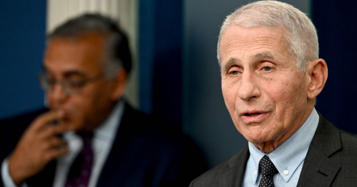 National Institute of Allergy and Infectious Diseases Director Anthony Fauci speaks during the daily press briefing in the James S Brady Press Briefing Room of the White House in Washington, D.C, on Nov. 22, 2022.