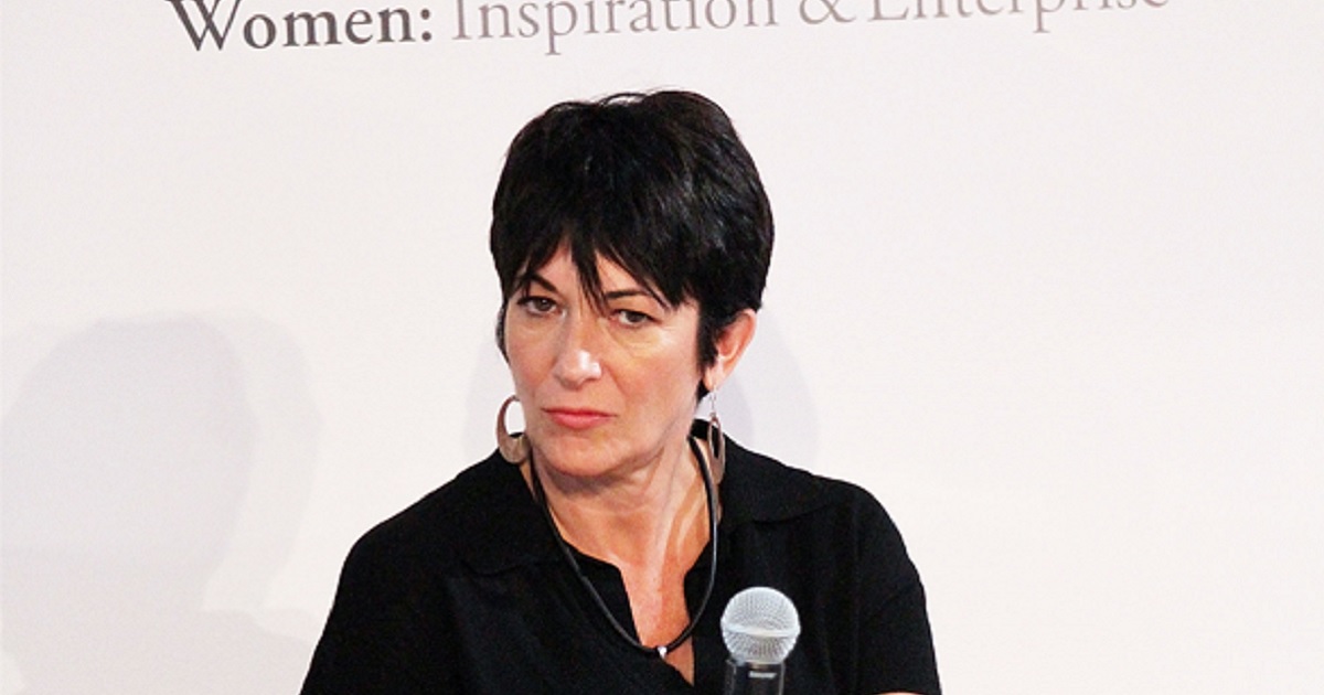 Then-socialite Ghislaine Maxwell attends the Women: Inspiration & Enterprise Symposium at Center 548 in New York City in September 2013.
