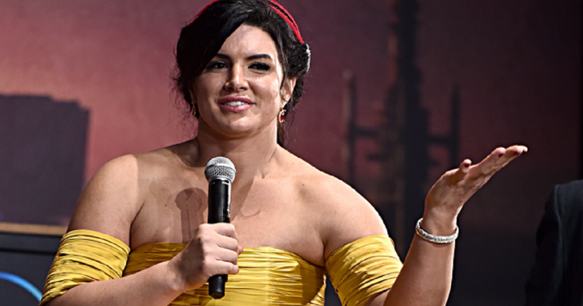 Actress Gina Carano is pictured in a 2019 file photo.