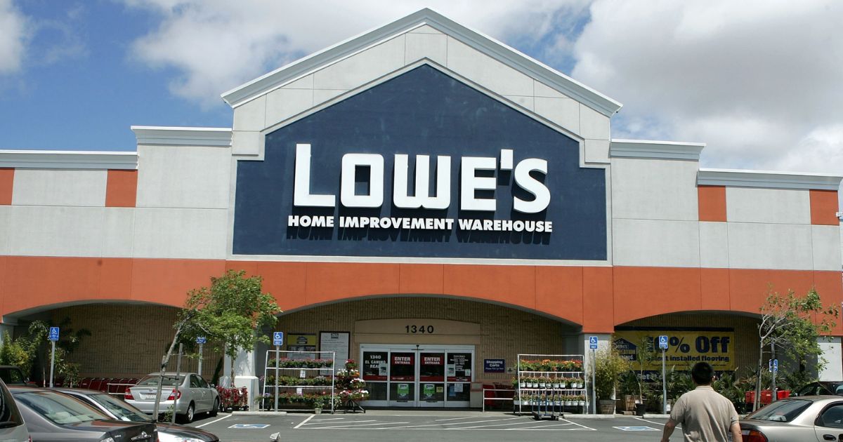 A Lowe's home improvement warehouse store is seen May 22, 2006, in San Bruno, California.