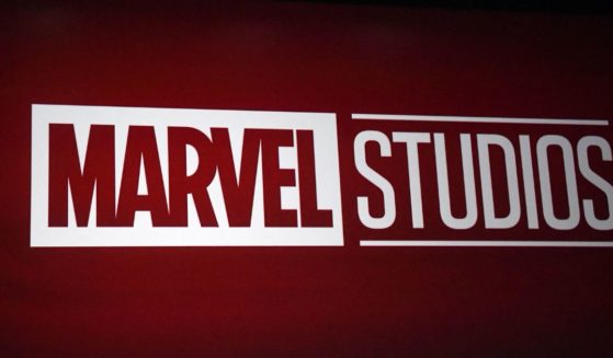 The Marvel Studios logo is projected on screen during the Walt Disney Studios special presentation during CinemaCon 2022 at Caesars Palace on April 27, 2022, in Las Vegas.