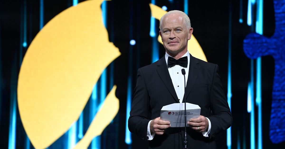 Neal Mcdonough presents the Jury Special Prize Award during the closing ceremony during the 61st Monte Carlo TV Festival on June 21, 2022 in Monte-Carlo, Monaco.