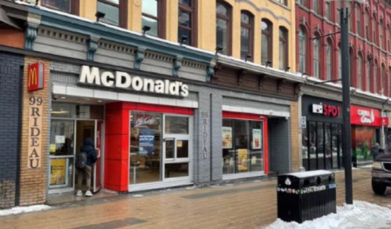 A McDonald's location in Ottawa, Canada, is closing.