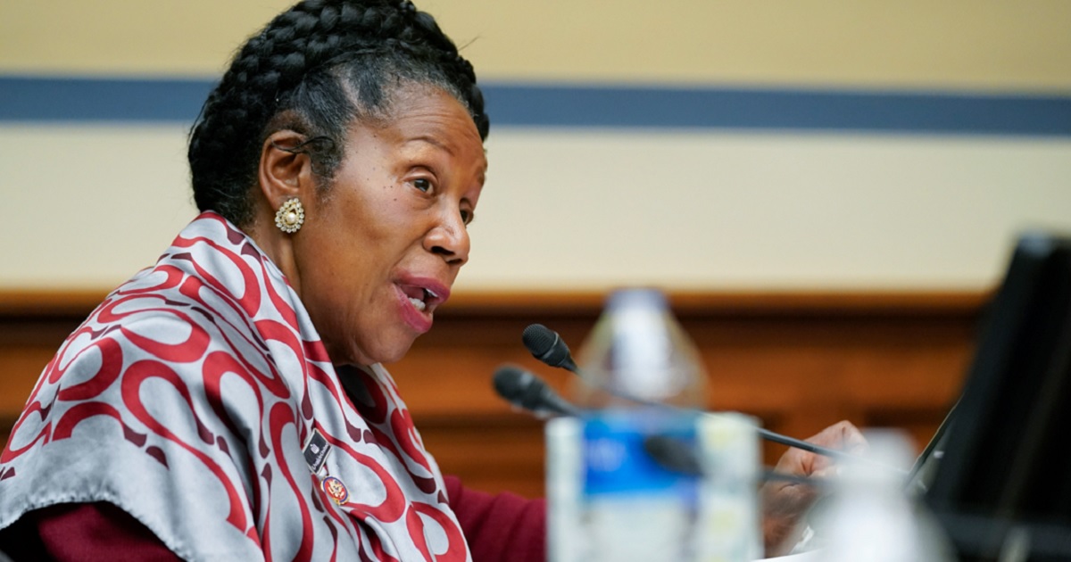 Rep. Sheila Jackson Lee, a Texas Democrat, has introduced a bill that would literally criminalize some forms of speech. Lee is pictured in a June file photo.