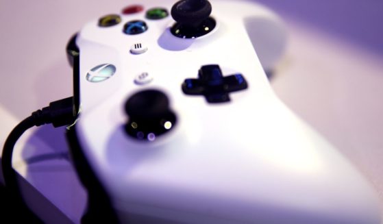 A detailed view of an Xbox One controller during day one of the 2019 ePremier League Finals at Gfinity Arena on March 28, 2019, in London.