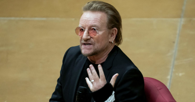 Bono speaking