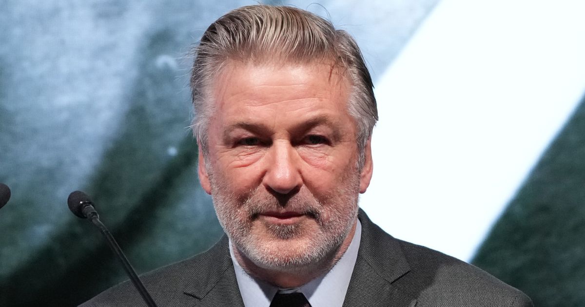 Alec Baldwin speak onstage at the 2022 Robert F. Kennedy Human Rights Ripple of Hope Gala in New York City on Dec. 6, 2022.