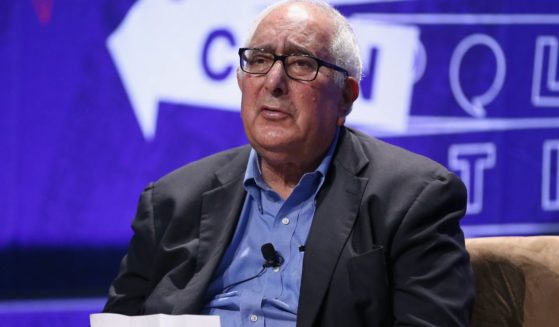 Ben Stein peaks onstage during Politicon 2018 at Los Angeles Convention Center in Los Angeles, California, on Oct. 20, 2018.