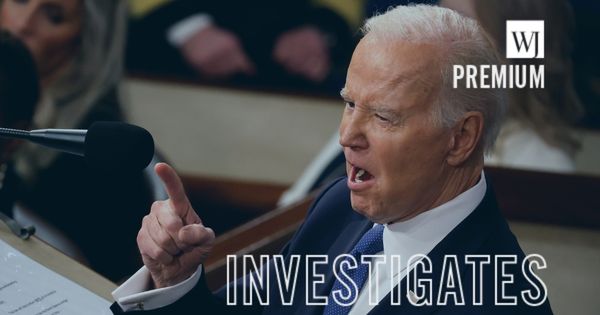 President Joe Biden delivers his State of the Union address at the U.S. Capitol in Washington on Tuesday.