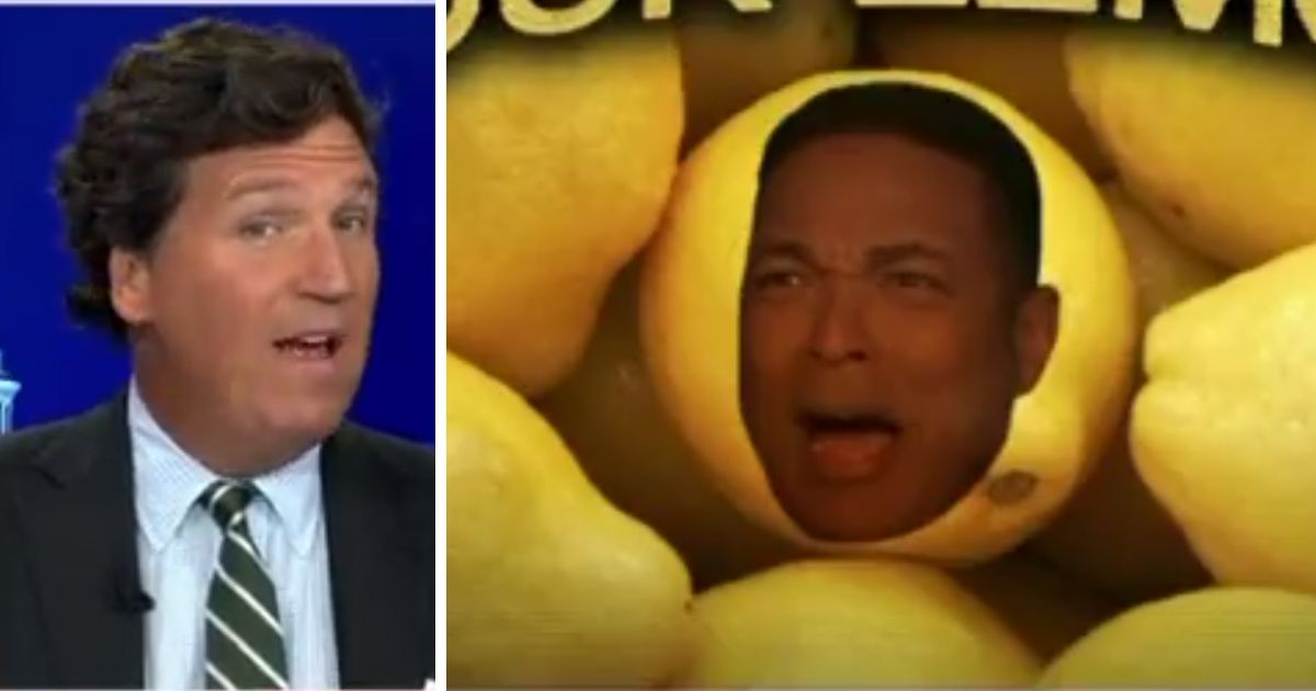 Fox News' Tucker Carlson, left, roasted CNN host Don Lemon, right, Thursday night.