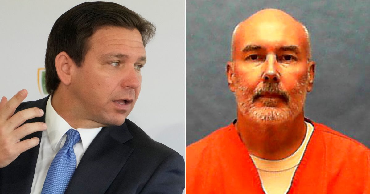A hard-left-leaning publication took a lot of heat on social media for saying Florida Gov. Ron DeSantis, left, was somehow worse than convicted murderer Donald Dillbeck, right, who was executed by the state Thursday.