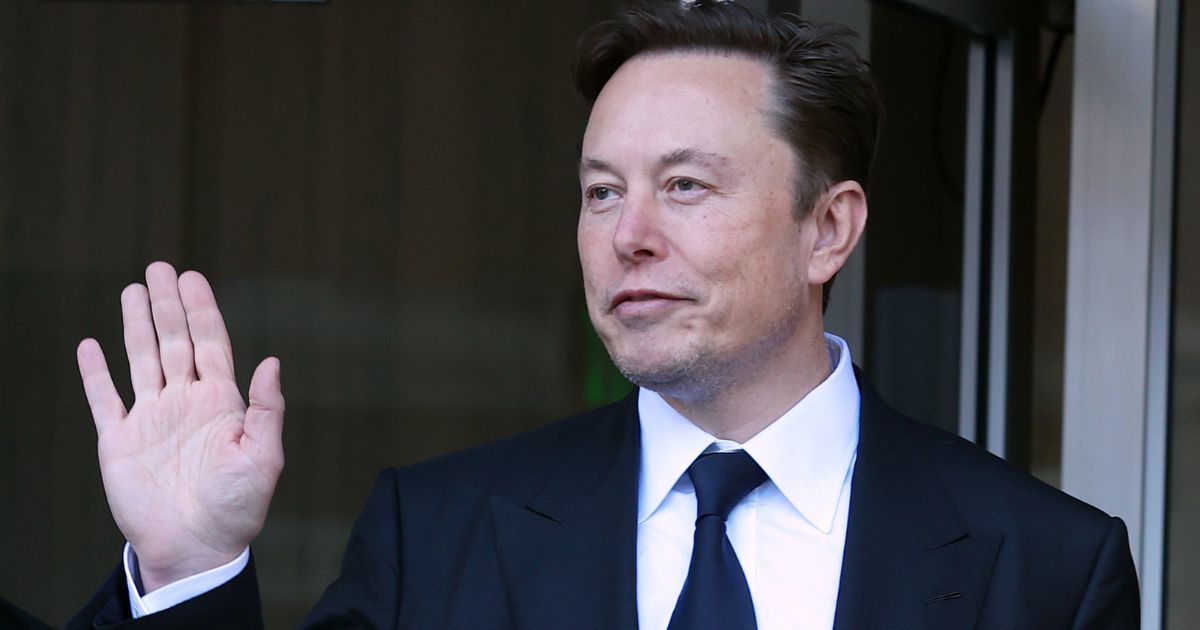 Tesla CEO Elon Musk leaves the Phillip Burton Federal Building in San Francisco on Jan. 24.