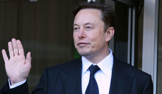 Tesla CEO Elon Musk leaves court on Jan. 24 in San Francisco.