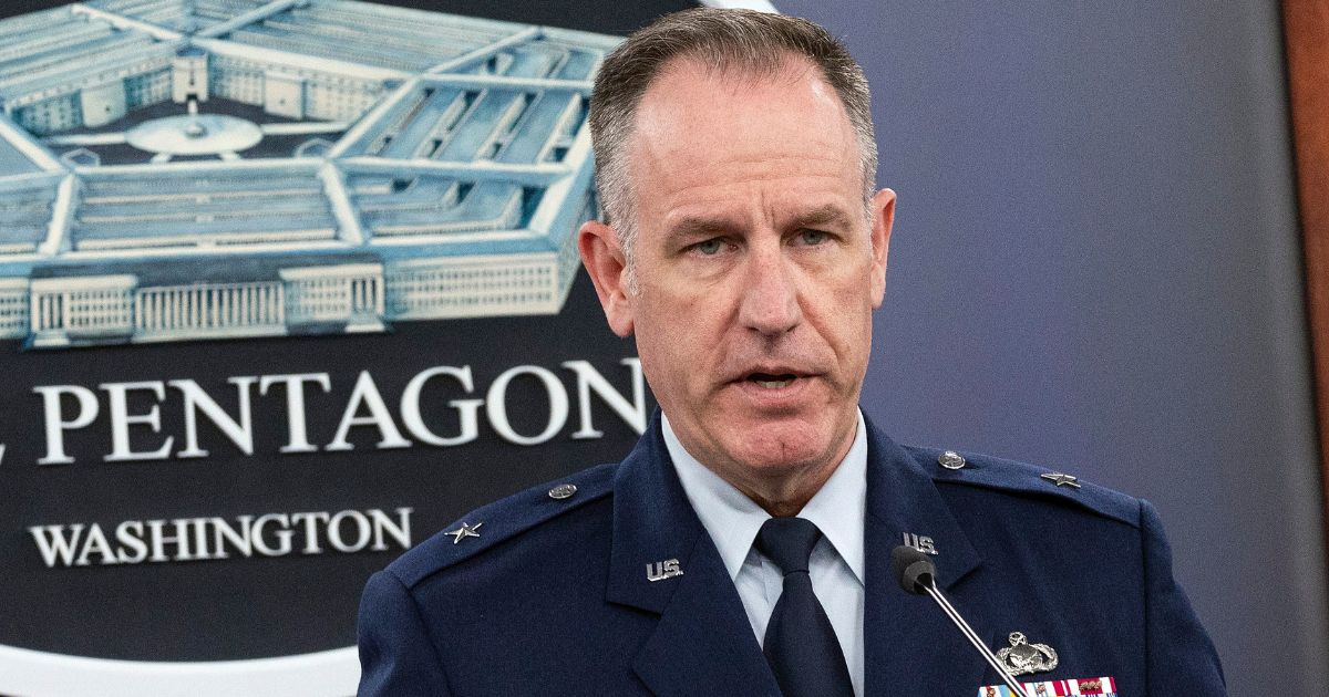 Pentagon press secretary Brig. Gen. Pat Ryder, seen in a file photo form October, said a second balloon spotted over Latin America "is another Chinese surveillance balloon."
